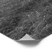 白黒の山のポスター。 ポスター (角)