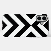 白黒の山形 Case-Mate iPhoneケース (裏面 (横))