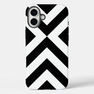 白黒の山形 iPhone 16 PLUSケース