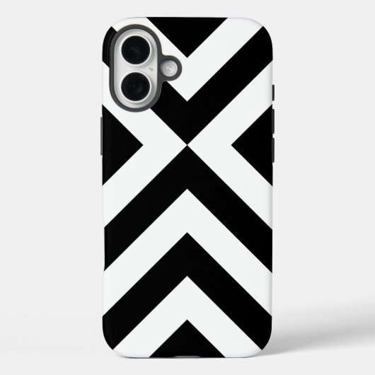 白黒の山形 Case-Mate iPhoneケース (裏面)