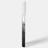 白黒の山林ランドスケープのミニマリスト Case-Mate iPhoneケース (裏面 / 右)