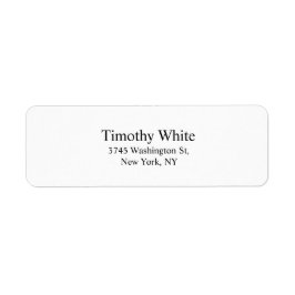 白黒の平易エレガント読みモダン取り ラベル