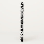 白黒の幾何ベクアステカタパターン Case-Mate iPhoneケース (裏面/右)