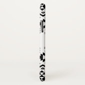 白黒の幾何ベクアステカタパターン Case-Mate iPhoneケース (裏面/右)