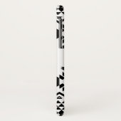 白黒の幾何ベクアステカタパターン Case-Mate iPhoneケース (裏面/左)