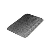 白黒の幾何勾配パターン バスマット (アングル)