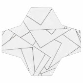 白黒の幾何学小説モダン家 サッカーボール (フラット)