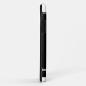 白黒の幾何学模様1 Case-Mate iPhoneケース (裏面/右)