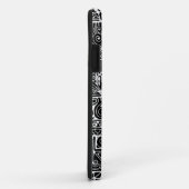 白黒の幾何学模様2 Case-Mate iPhoneケース (裏面/右)