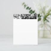 白黒の幾何学模様3 (スタンド正面)