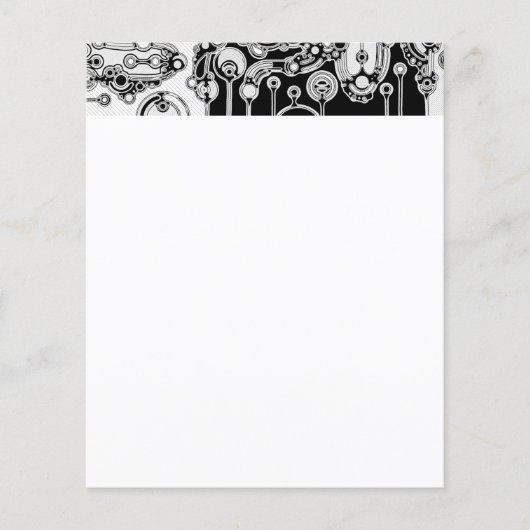 白黒の幾何学模様3 (正面)