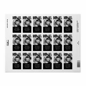 白黒の幾何学模様4 ラベル (フルシート)