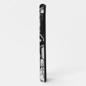 白黒の幾何学模様4 Case-Mate iPhoneケース (裏面/左)
