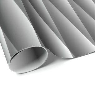 白黒の幾何学模様 ラッピングペーパー