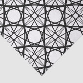 白黒の幾何学模様 薄葉紙 (詳細)