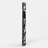 白黒の幾何学的アート12 Case-Mate iPhoneケース (裏面/右)