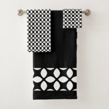 白黒の幾何学的パターン