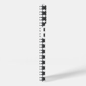 白黒の幾何学的パターン Case-Mate iPhoneケース (裏面 / 右)