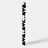 白黒の幾何学的パターン Case-Mate iPhoneケース (裏面 / 右)