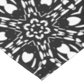白黒の幾何学的 テーブルクロス (アングル)