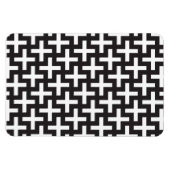 白黒の幾何学的 マグネット (横)