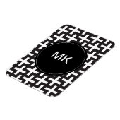 白黒の幾何学的 マグネット (左側)