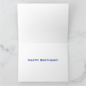 白黒の幾何等号パターンカード カード (内部)