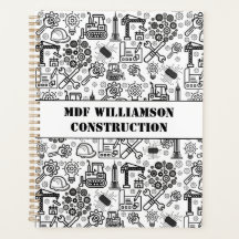 白黒の建築設計図エンジニア