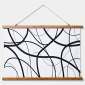 白黒の式 吊り下げ型タペストリー (正面)