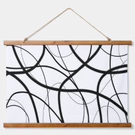 白黒の式 吊り下げ型タペストリー