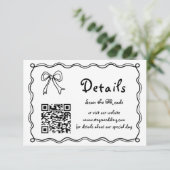 白黒の弓の結婚詳細 エンクロージャーカード (スタンド正面)