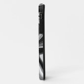 白黒の弓抽象芸術 Case-Mate iPhoneケース (裏面/左)