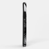 白黒の弓抽象芸術 Case-Mate iPhoneケース (裏面/右)