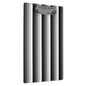 白黒の影のストライプ クリップボード (右)