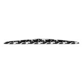 白黒の恐竜パターン タイヘッドバンド (正面)