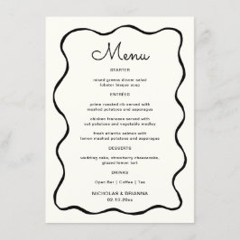 白黒の手予測できな引き波結婚の メニュー