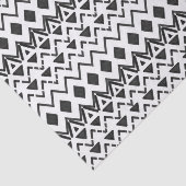 白黒の手描モダンき部族アステカ 薄葉紙 (詳細)