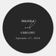 白黒の手書き署名スクリプ結婚ト