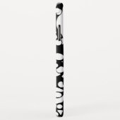 白黒の抽象化 Case-Mate iPhoneケース (裏面/右)