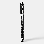 白黒の抽象芸術の点在 Case-Mate iPhoneケース (裏面 / 左)