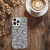 白黒の抽象芸術線 Case-Mate iPhoneケース