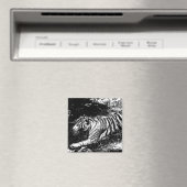 白黒の攻撃タイガー マグネット (インサイチュ (食洗機))