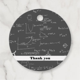 白黒の数式とグラフをありがとう フェイバータグ