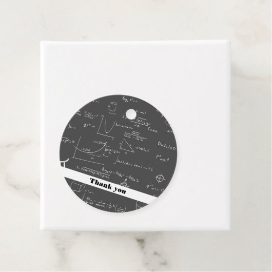 白黒の数式とグラフをありがとう フェイバータグ (インサイチュ)