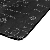 白黒の数式と数式 カッティングボード (角)