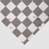 白黒の斑点のあるチェックの切り離し紙 薄葉紙 (詳細)