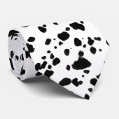 白黒の斑点 ネクタイ (ロール)