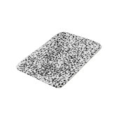 白黒の斑点 バスマット (アングル)
