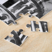 白黒の斜塔 ジグソーパズル (側面)