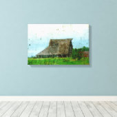 白黒の日の表示 キャンバスプリント (インサイチュ (ウッドフロア))